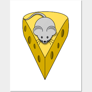 Cheese mouse Posters and Art